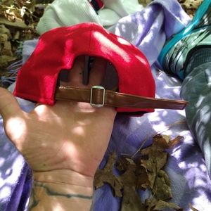 Leather strap back nicks 59 50 hat